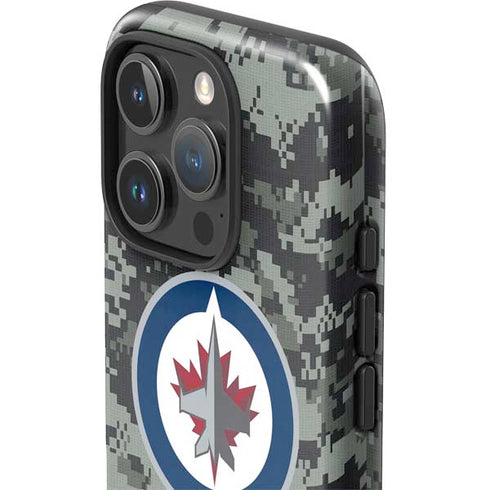 NHL Winnipeg Jets Camo iPhone 16 Pro Impact Case